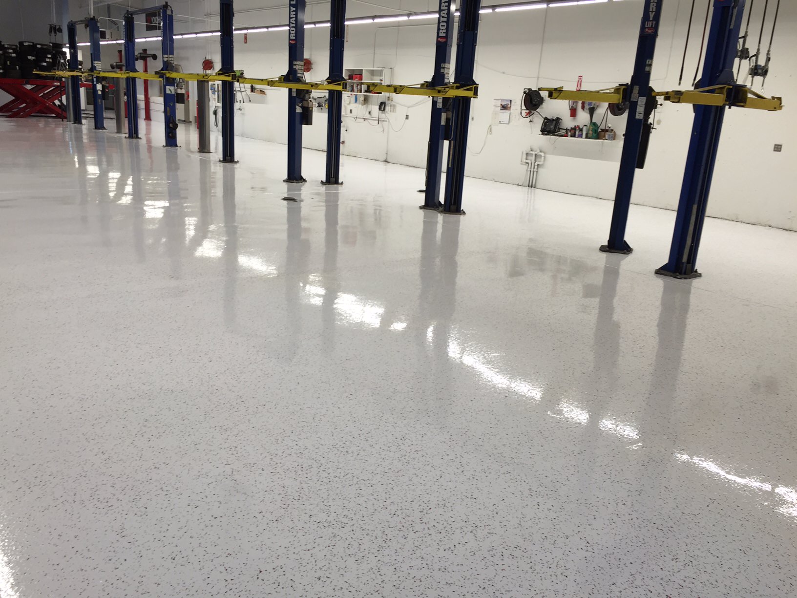 Commercial concrete coating services - Queen City Surface Coatings