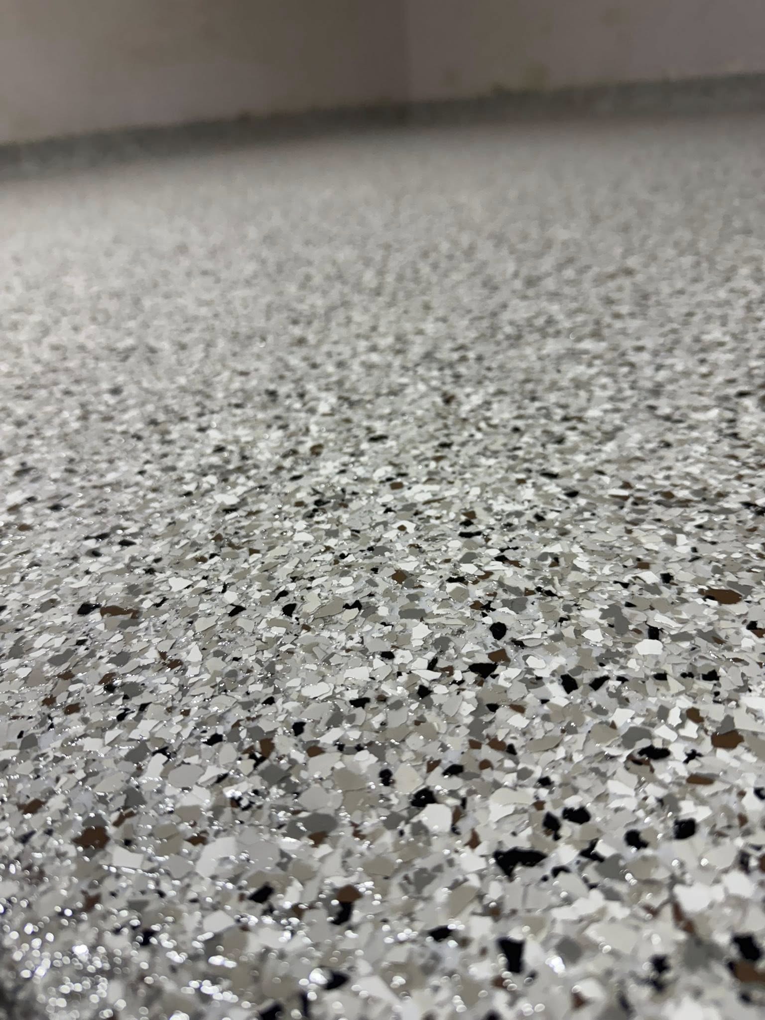Flake Systems in Dayton, Ohio - Decorative flake epoxy system - Queen City Surface Coatings decorative coating