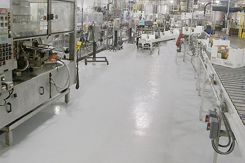 Food & Beverage in Dayton, Ohio - Food and beverage facility flooring - Queen City Surface Coatings sanitary coating